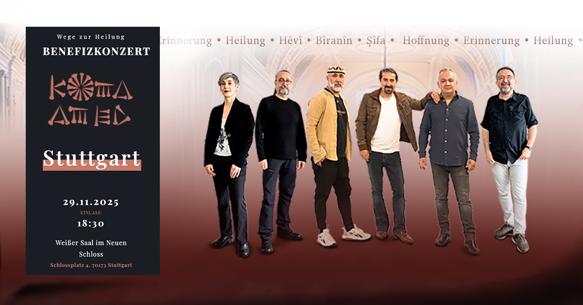 Koma Amed Benefizkonzert, 29.11.2025, Weißer Saal – GeDiv e.V.