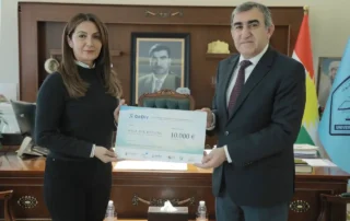 Spendenübergabe 10.000 Euro Sinjar Klinik